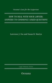 Enlarge image Cover: How to Deal with Your Lawyer - Oxford University Press Inc
