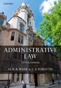 Enlarge image Cover: Administrative Law - Oxford University Press