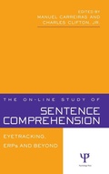 Cover: The On-line Study of Sentence Comprehension - Psychology Press Ltd