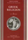 Cover: Greek Religion - Oxford University Press