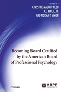 Cover: Becoming Board Certified by the American Board of Professional Psychology - Oxford University Press Inc