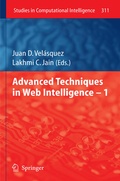 Cover: Advanced Techniques in Web Intelligence -1 - Springer
