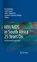 Cover: HIV/AIDS in South Africa 25 Years On - Springer