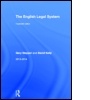 Cover: The English Legal System - Routledge