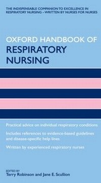 Enlarge image Cover: Oxford Handbook of Respiratory Nursing - Oxford University Press