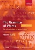 Cover: The Grammar of Words - Oxford University Press