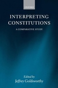 Cover: Interpreting Constitutions - Oxford University Press