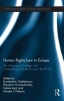 Cover: Human Rights Law in Europe - Routledge