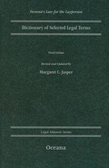 Cover: Dictionary of Selected Legal Terms - Oxford University Press Inc