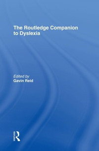 Abbildung von: The Routledge Companion to Dyslexia - Routledge