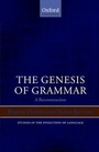 Cover: The Genesis of Grammar - Oxford University Press