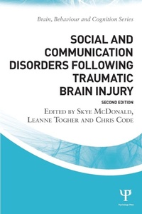 Enlarge image Cover: Social and Communication Disorders Following Traumatic Brain Injury - Psychology Press Ltd