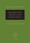 Cover: Proprietary Rights and Insolvency - Oxford University Press