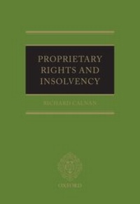 Abbildung von: Proprietary Rights and Insolvency - Oxford University Press