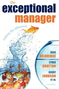 Enlarge image Cover: The Exceptional Manager - Oxford University Press