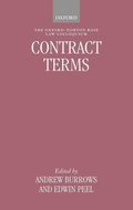 Cover: Contract Terms - Oxford University Press