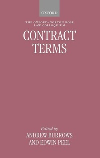 Abbildung von: Contract Terms - Oxford University Press