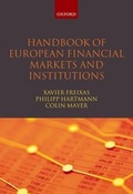 Cover: Handbook of European Financial Markets and Institutions - Oxford University Press