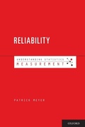 Cover: Understanding Measurement: Reliability - Oxford University Press Inc
