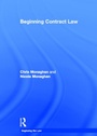 Cover: Beginning Contract Law - Routledge
