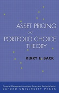 Cover: Asset Pricing and Portfolio Choice Theory - Oxford University Press Inc