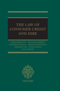 Abbildung von: The Law of Consumer Credit and Hire - Oxford University Press