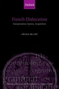 Cover: French Dislocation - Oxford University Press