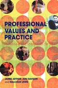 Cover: Professional Values and Practice - Routledge