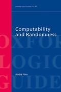 Cover: Computability and Randomness - Oxford University Press