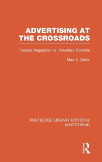 Enlarge image Cover: Advertising at the Crossroads (RLE Advertising) - Routledge