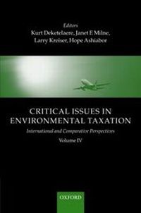 Bild: Critical Issues in Environmental Taxation - Oxford University Press