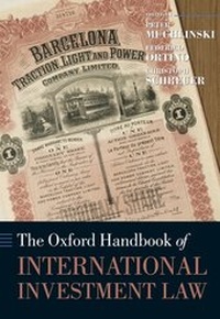 Abbildung von: The Oxford Handbook of International Investment Law - Oxford University Press