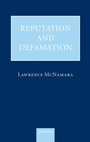 Cover: Reputation and Defamation - Oxford University Press