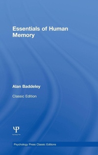 Enlarge image Cover: Essentials of Human Memory (Classic Edition) - Psychology Press Ltd