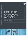 Cover: Essentials of Human Memory (Classic Edition) - Psychology Press Ltd