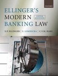 Cover: Ellinger's Modern Banking Law - Oxford University Press