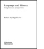 Cover: Language and History - Routledge