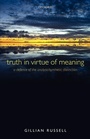 Cover: Truth in Virtue of Meaning - Oxford University Press