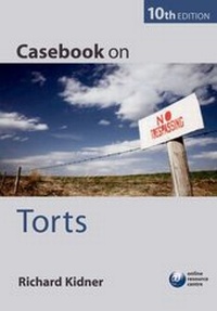 Enlarge image Cover: Casebook on Torts - Oxford University Press