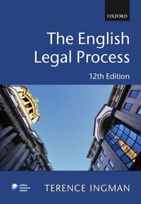 Abbildung von: The English Legal Process - Oxford University Press