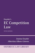 Cover: Goyder's EC Competition Law - Oxford University Press