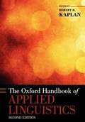 Cover: The Oxford Handbook of Applied Linguistics - Oxford University Press Inc