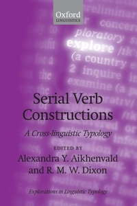 Enlarge image Cover: Serial Verb Constructions - Oxford University Press