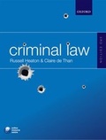 Cover: Criminal Law - Oxford University Press
