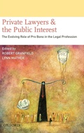 Cover: Private Lawyers and the Public Interest - Oxford University Press Inc
