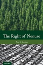 Cover: The Right of Nonuse - Oxford University Press Inc