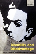 Cover: Disability and Disadvantage - Oxford University Press