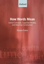 Cover: How Words Mean - Oxford University Press