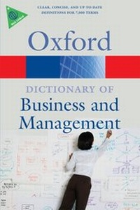 Enlarge image Cover: A Dictionary of Business and Management - Oxford University Press