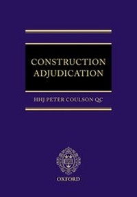 Abbildung von: Construction Adjudication - Oxford University Press